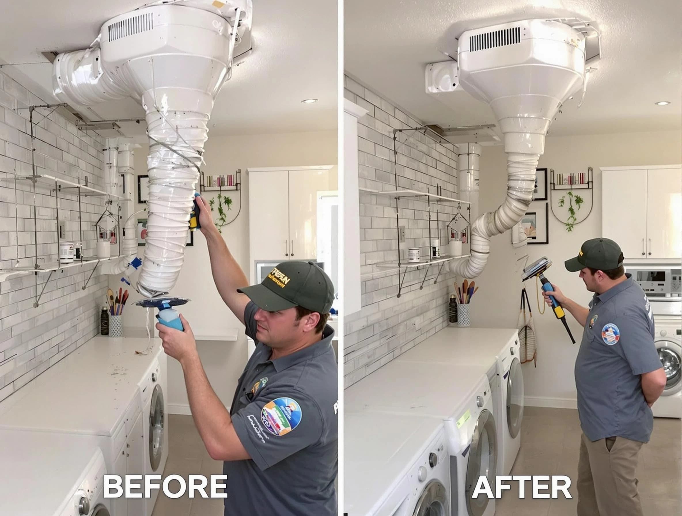 Professional dryer exhaust vent cleaning by Smyrna Dryer Vent Cleaning in Smyrna