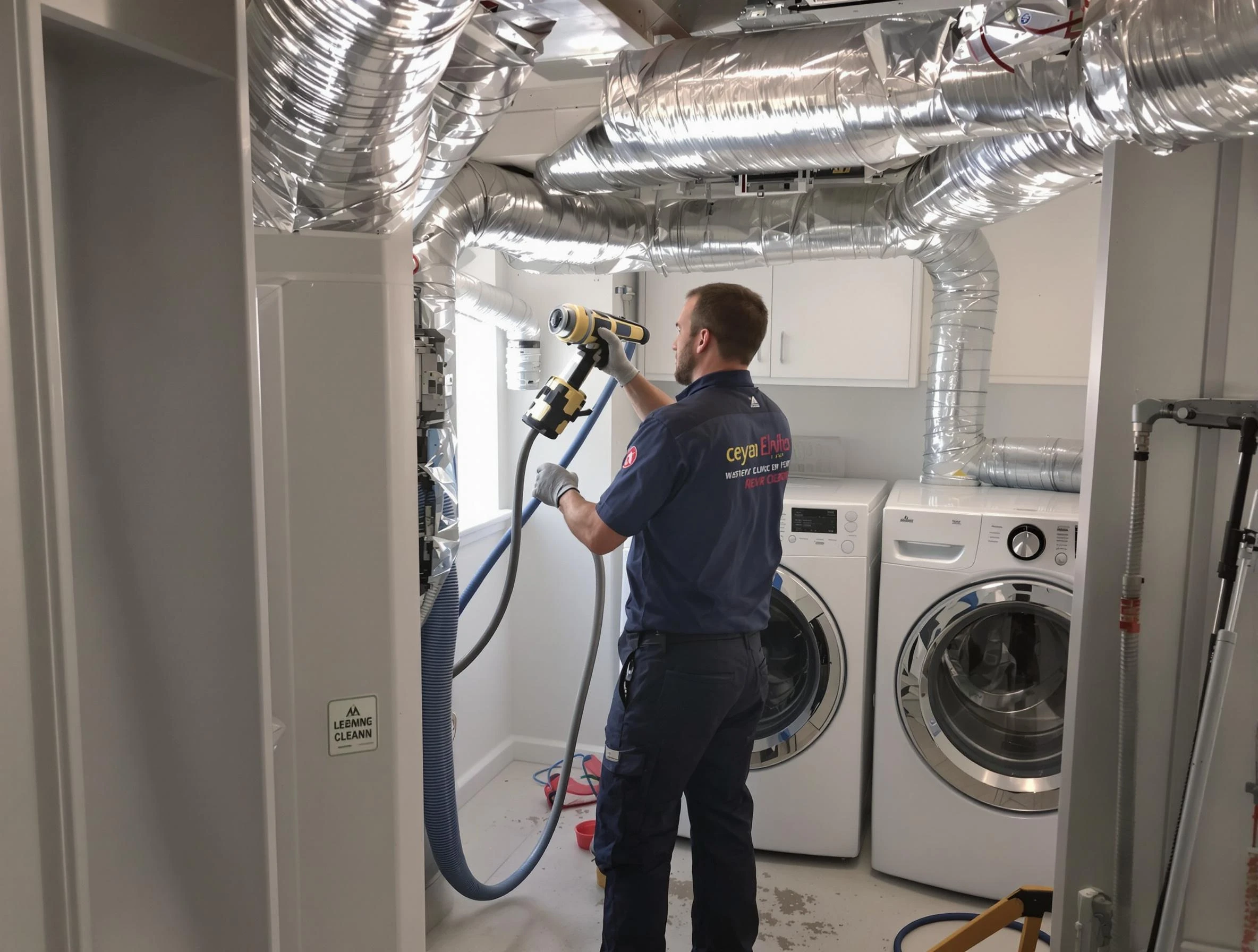 Smyrna Dryer Vent Cleaning specialist using advanced equipment for thorough duct cleaning in Smyrna